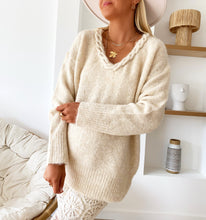 Charger l&#39;image dans la galerie, Pull Ashley beige