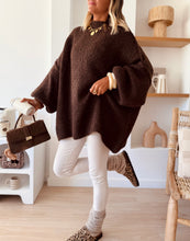 Charger l&#39;image dans la galerie, Pull Calista chocolat