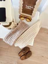 Charger l&#39;image dans la galerie, Guêtres côtelées coloris taupe