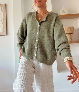 Gilet Béatrice kaki