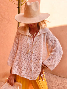 Top/gilet Joy crème