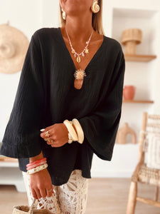 Blouse Abba noire