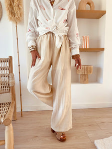 Pantalon Salomé crème
