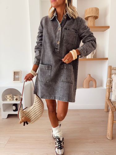 Robe denim Aline