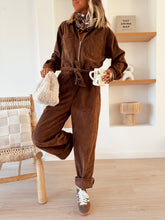 Charger l&#39;image dans la galerie, Combinaison Coline chocolat