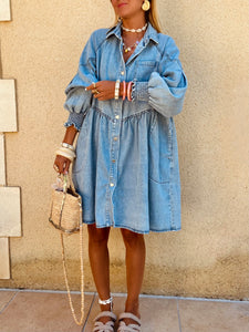 Robe en jean Taïa