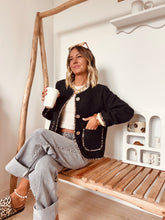 Charger l&#39;image dans la galerie, Veste manches longues Joyce noire