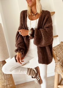 Gilet Zélie chocolat