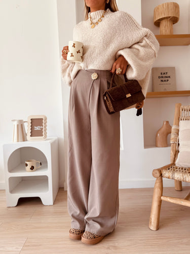 Pantalon Charlie taupe