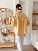 Charger l'image dans la galerie, Sur-chemise en jean Jodie délavée jaune