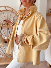 Charger l'image dans la galerie, Sur-chemise en jean Jodie délavée jaune