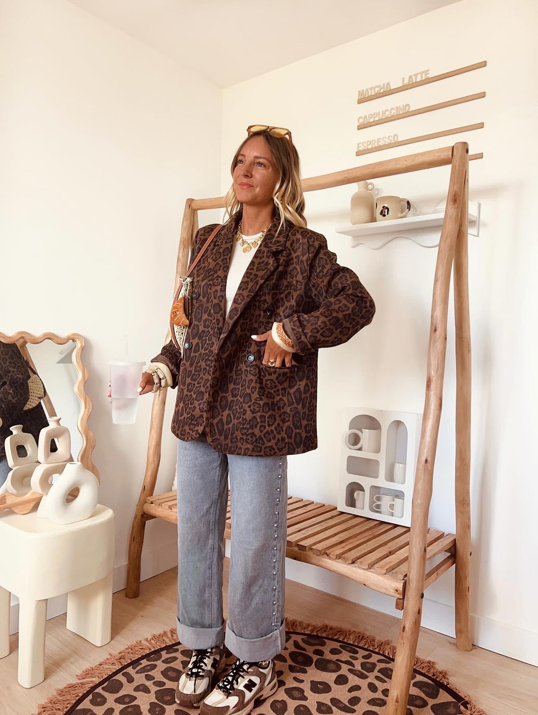 Blazer léopard Evy